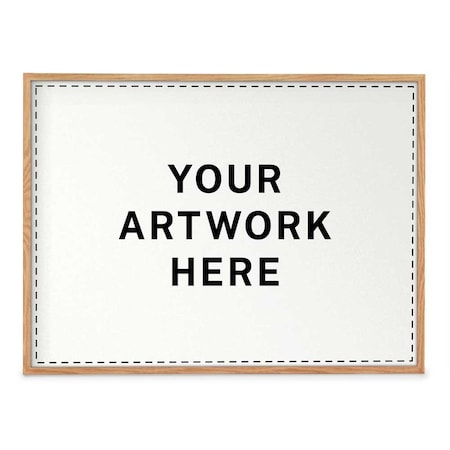 United Visual Products Drop-In Shadowbox, 18"x24", Cherry/Cobalt UVSB1824-CHERRY-COBACC